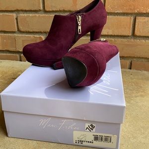 Suede Maroon Marc Fisher Pumps size 6.5